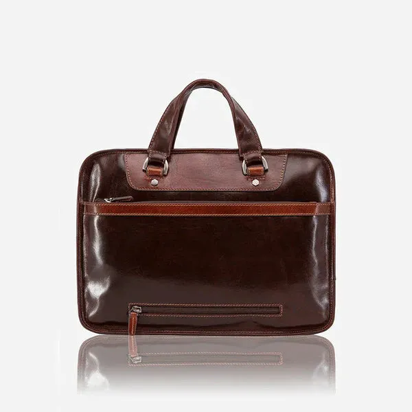 Jekyll & Hide - Oxford Medium Laptop Briefcase - Tobacco