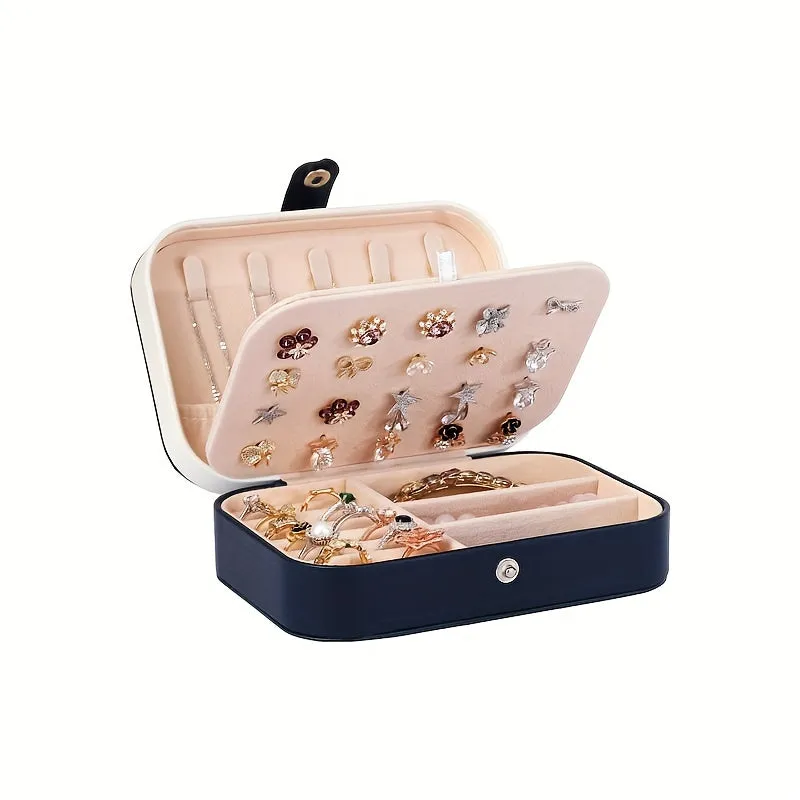 Jewelry Box Elegant Travel Organizer for Womens Accessories