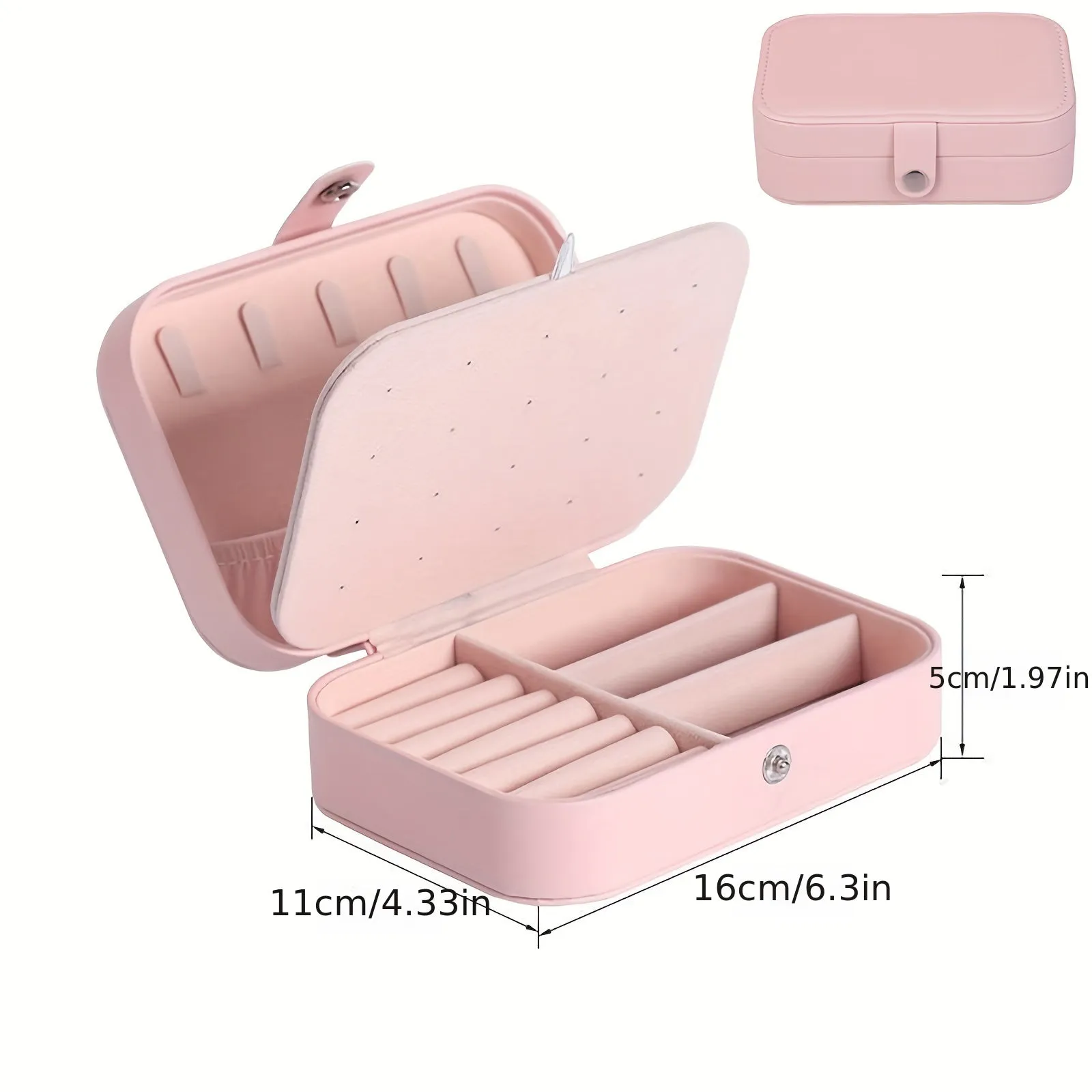 Jewelry Box Elegant Travel Organizer for Womens Accessories