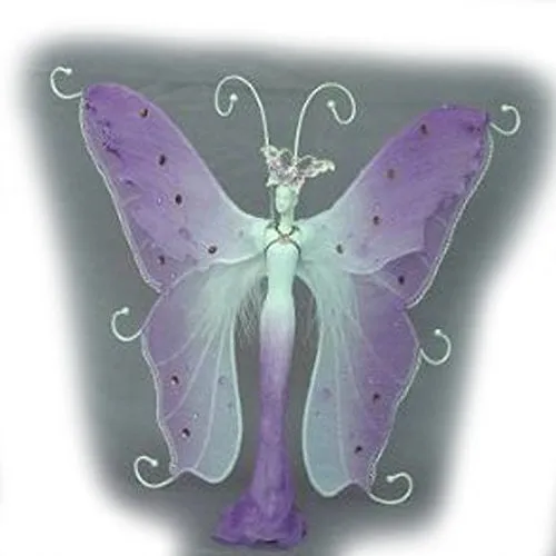 Jewelry Doll Organizer Butterfly Stand Approx 13 Tall