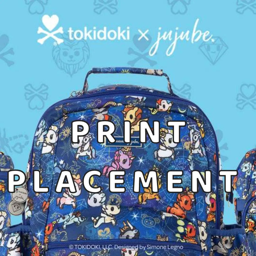 Jujube x tokidoki Kawaii in the Sky PRINT PLACEMENT