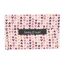 Keep Leaf Reusable Snack Bag - Hearts