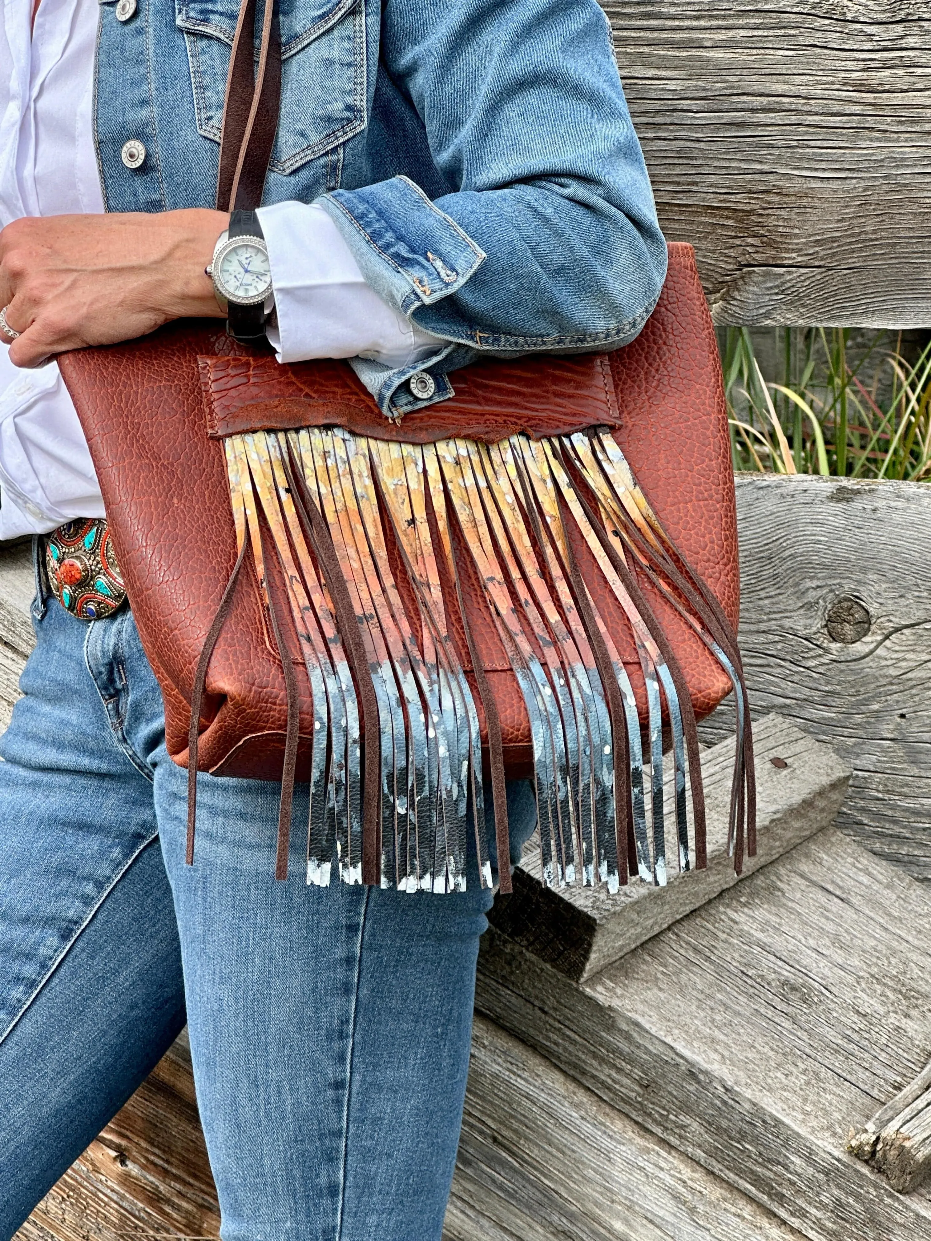 Kestrel Fringe Tote