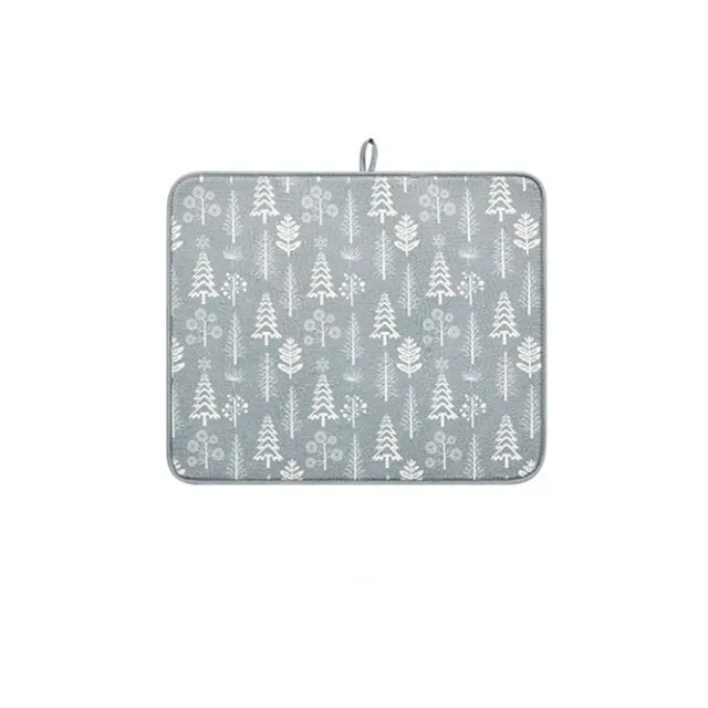 Kitchen Drying Mat Cups Dishes Cutting Board Absorbent Placemat