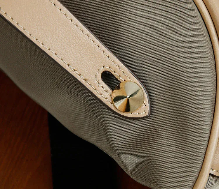 Ladies Black Nylon Crossbody Bag Chest Bag For Women