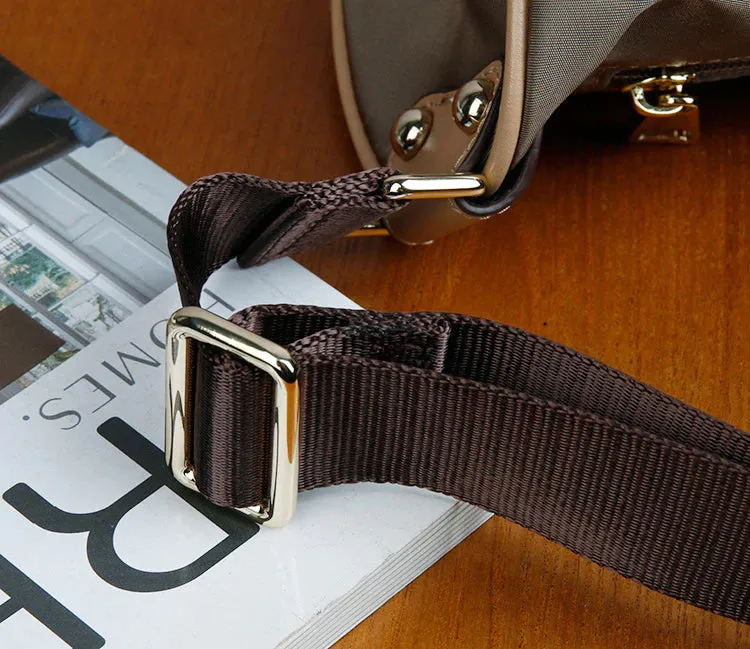 Ladies Black Nylon Crossbody Bag Chest Bag For Women