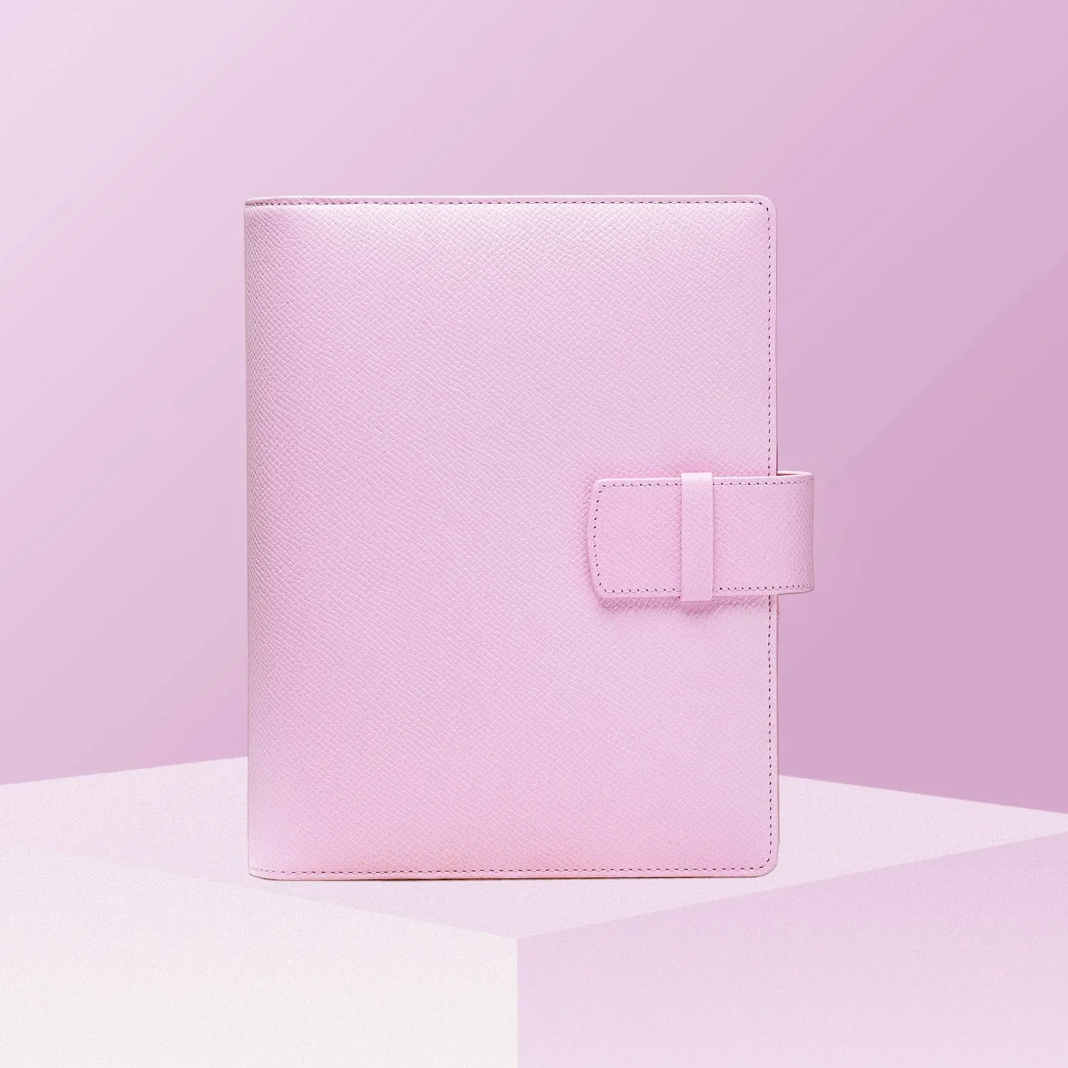 Leather A6 Personal Organiser in Pink Gritti Leather, 2024