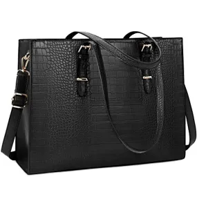 Leather Classy Computer Briefcase for Work, Travel and Leisure