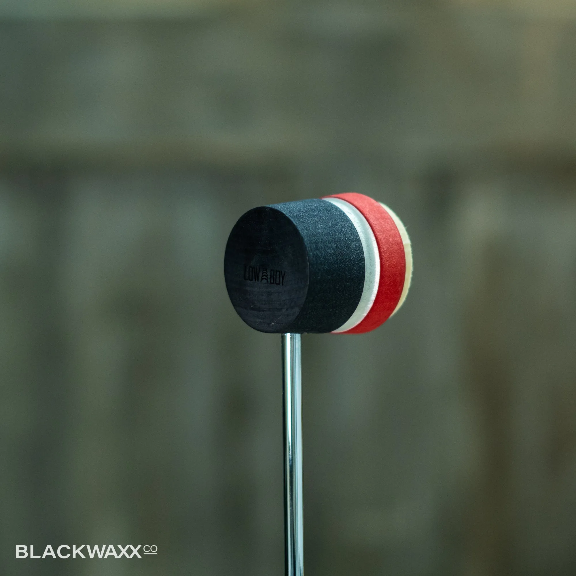Low Boy - Lightweight Felt Daddy - Black/Red with Silver Sparkle Stripe