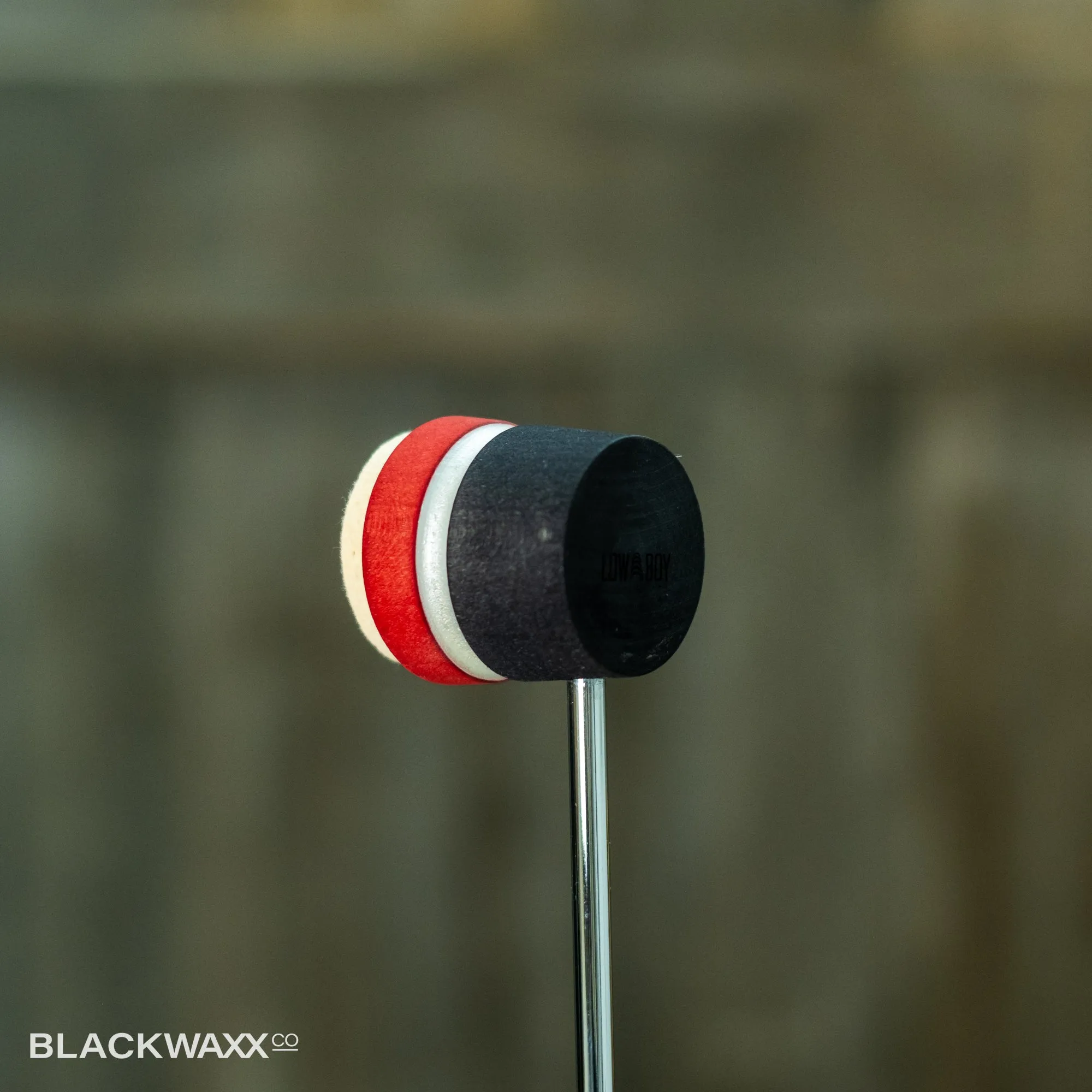 Low Boy - Lightweight Felt Daddy - Black/Red with Silver Sparkle Stripe