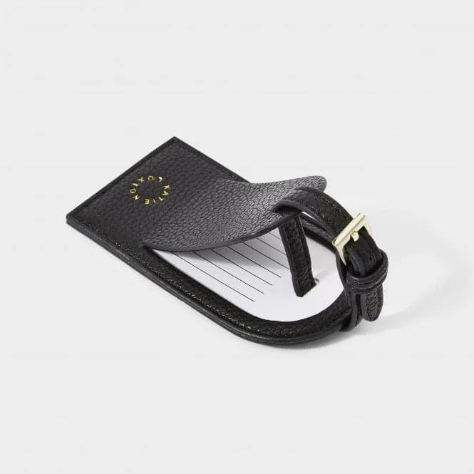 Luggage Tag Follow Your Dreams in Black  KLB2135