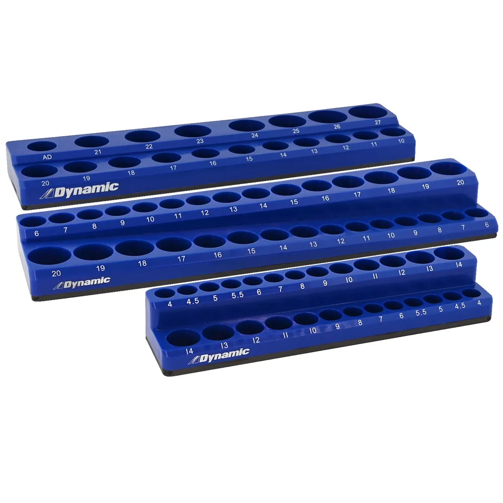 Magnetic Socket Organizers (1/4", 3/8”, & 1/2" Drive)