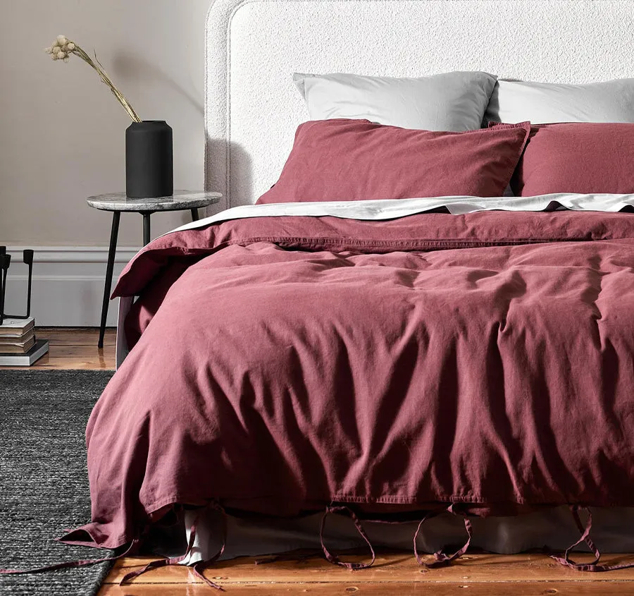 Maison Vintage Quilt Cover Range Syrah