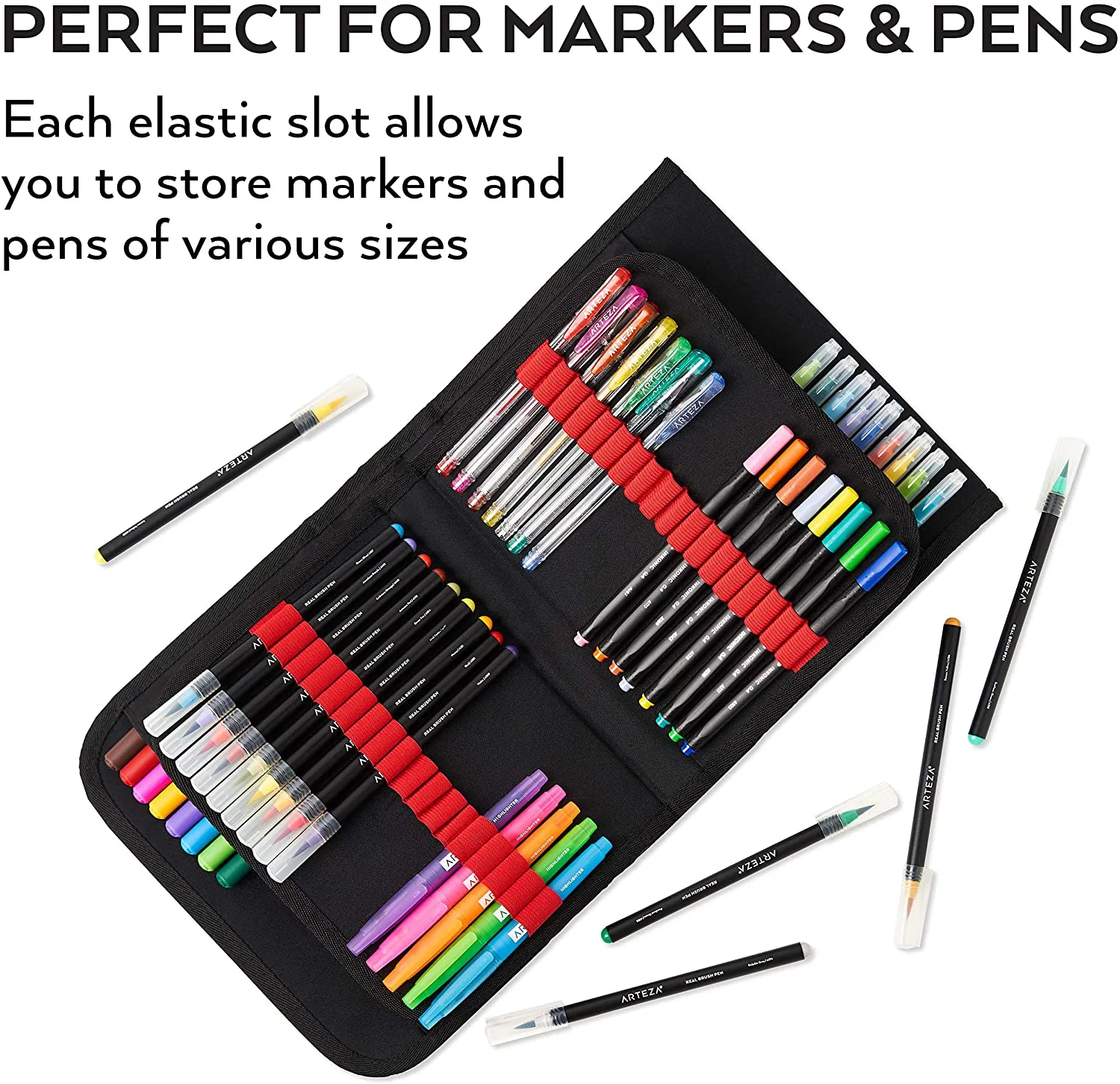Marker Pen Organizer Case, 108 Slots