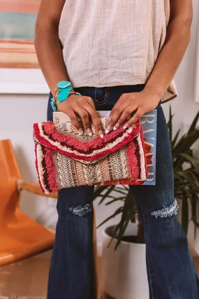 Meet Cute Embellished Crossbody In Pink