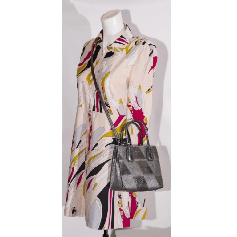 Michael Kors Mercer Metallic Patchwork Crossbody Bag