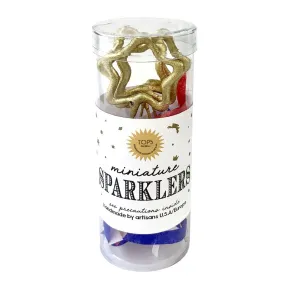 Mini Gold Sparklers Star 4th of July