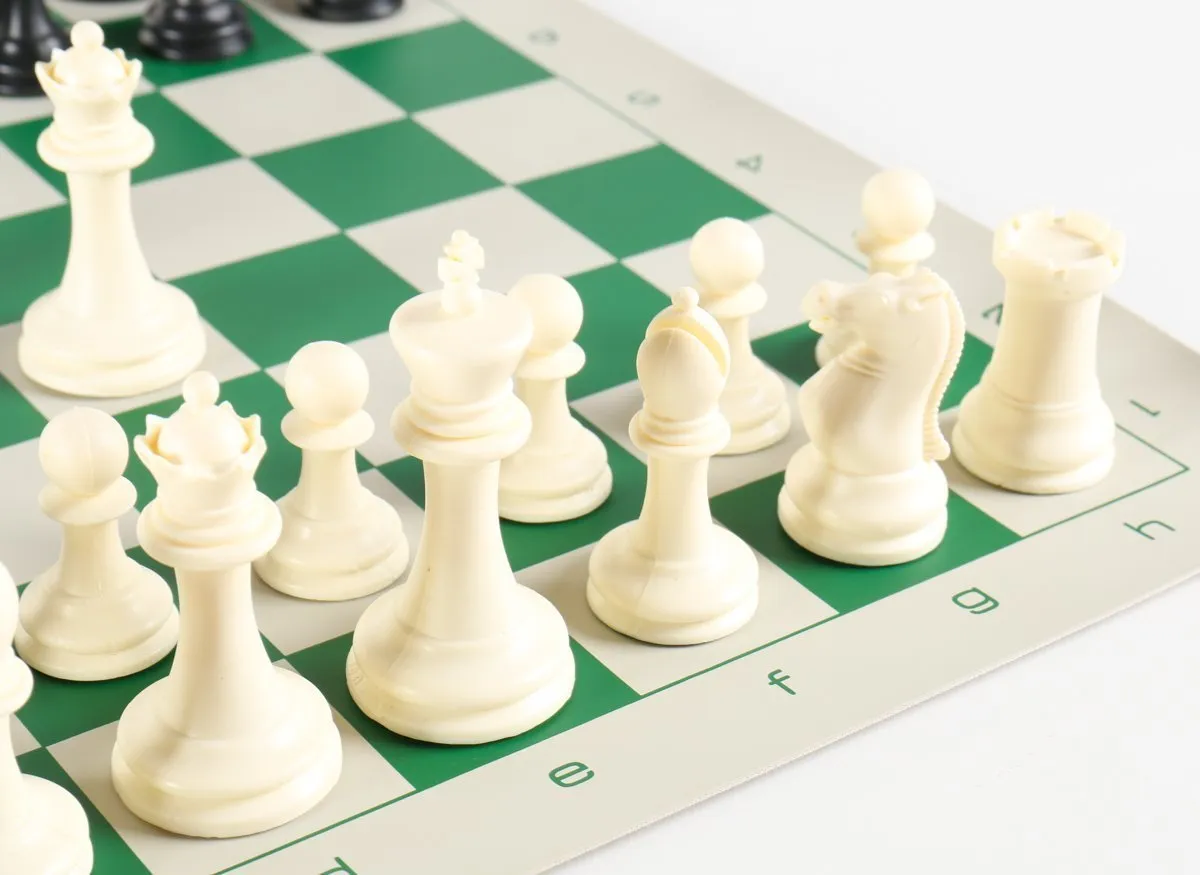 Mini Marshall Chess Set and Bag Combo