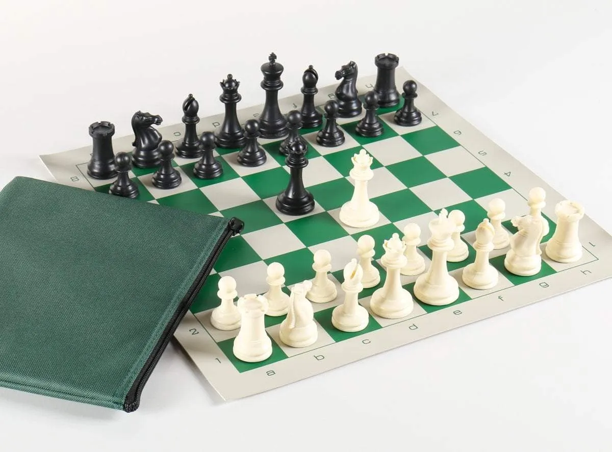 Mini Marshall Chess Set and Bag Combo