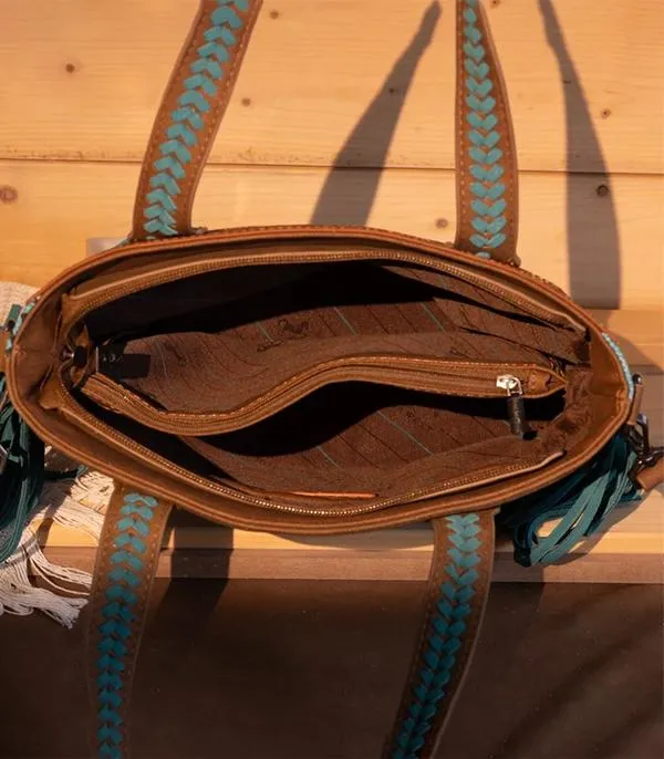 Montana West Aztec Tote Wallet Set