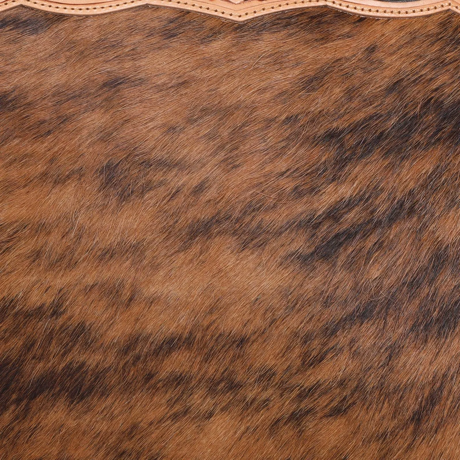 MWRG-044 Montana West Genuine Leather Hand Tooled Hair-on Concealed Carry Tote
