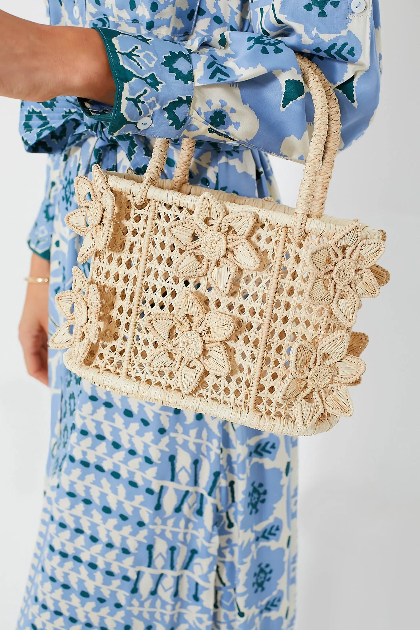 Natural Celine Rattan Basket