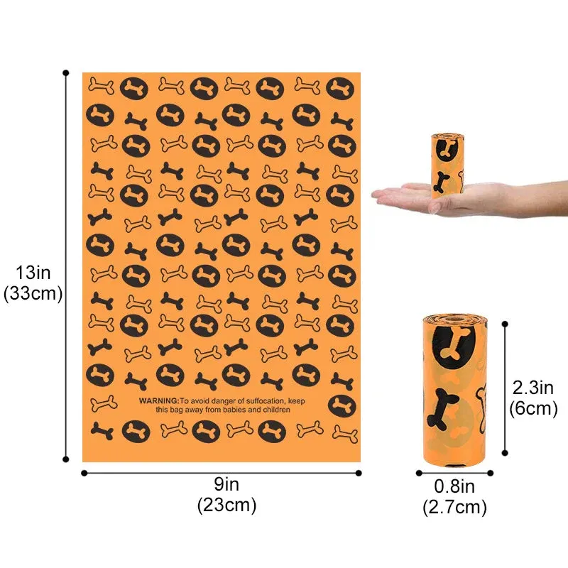 Pet Supplies Dog Poop Bags for Waste Refuse Cleanup, Doggy Roll Replacements for Outdoor Puppy Walking and Travel