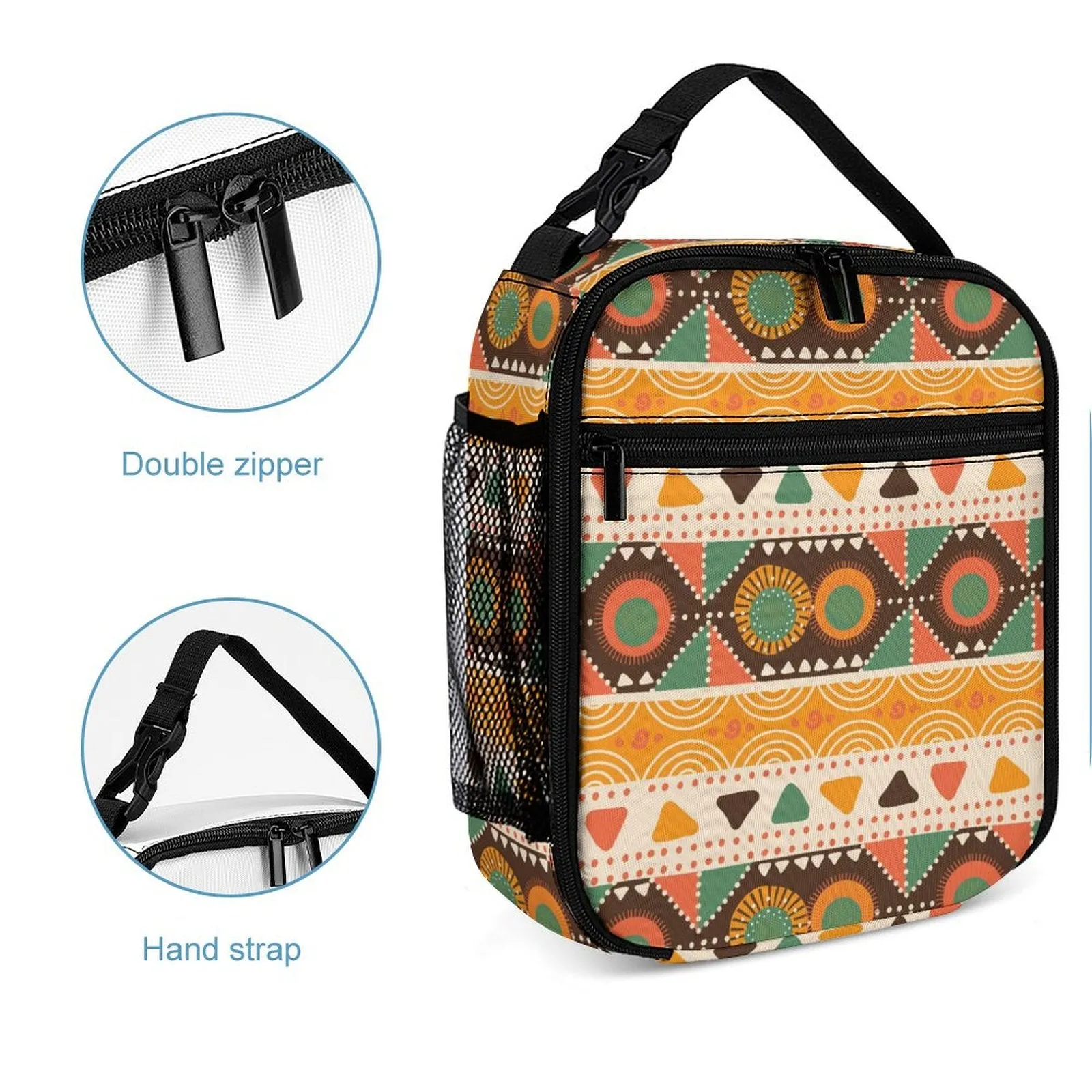 POD Upload Your Photo Portable Insulated Lunch Bag