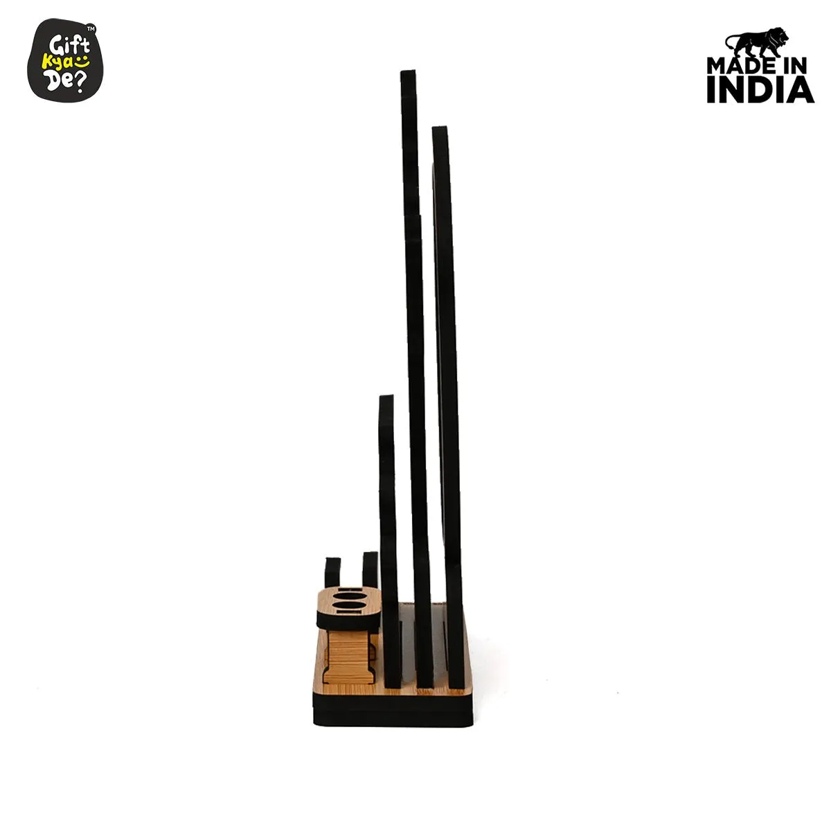 Political Pen Stand and Card Holder | Gandhi Ji, Ambedkar Ji & Bhagat Singh Ji  | Wise Quotes | Mementos