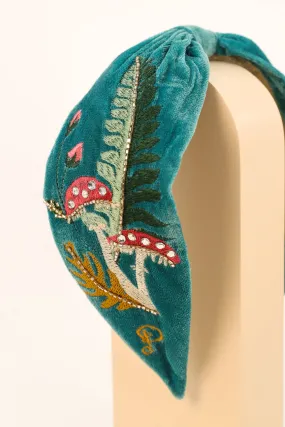Powder Design inc - Embroidered Toadstools Headband