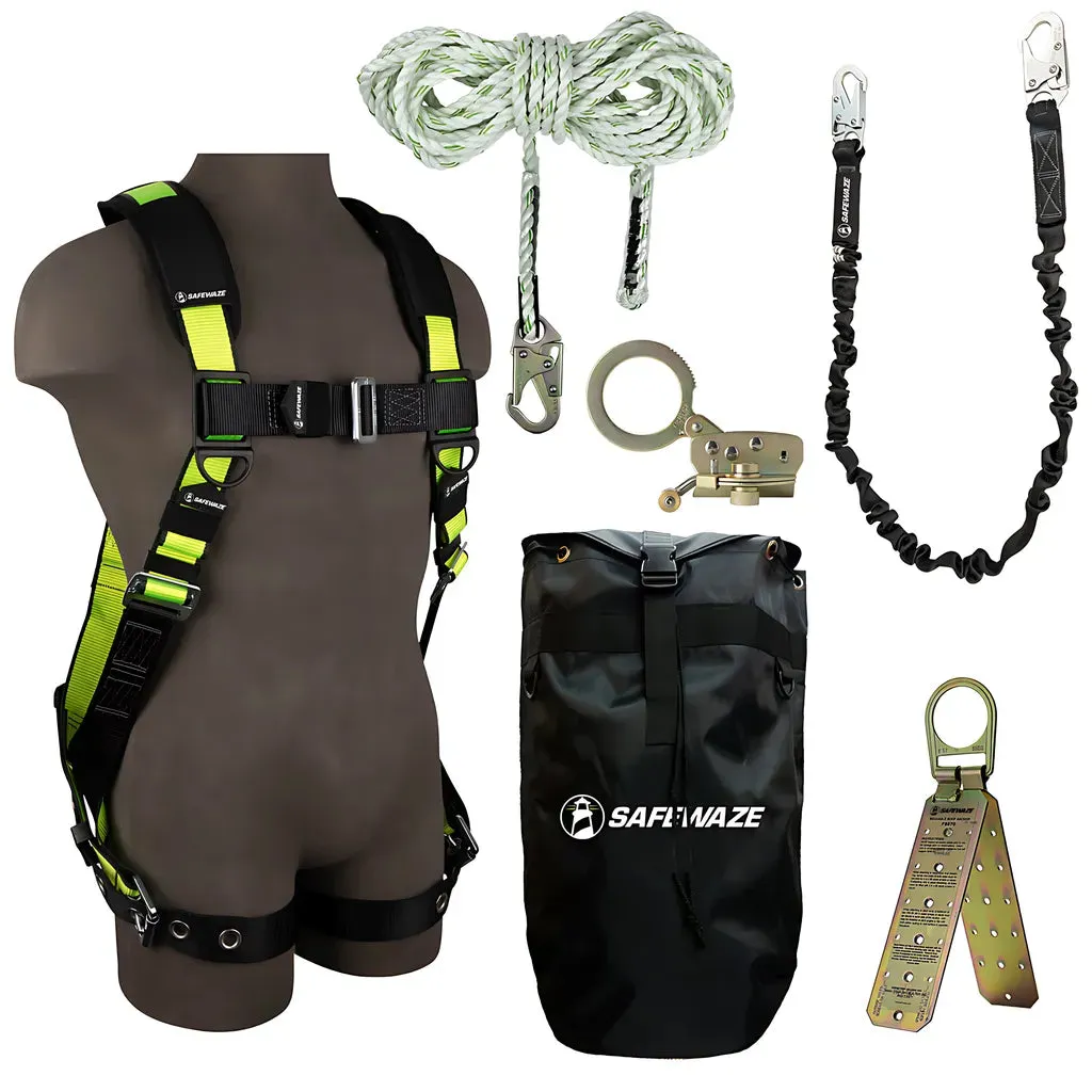 PRO Bag Roof Kit: FS185-L/XL Harness, FS700-50 VLL, FS1120 Grab, FS88580 Lanyard, FS870 Anchor, FS8185 Bag