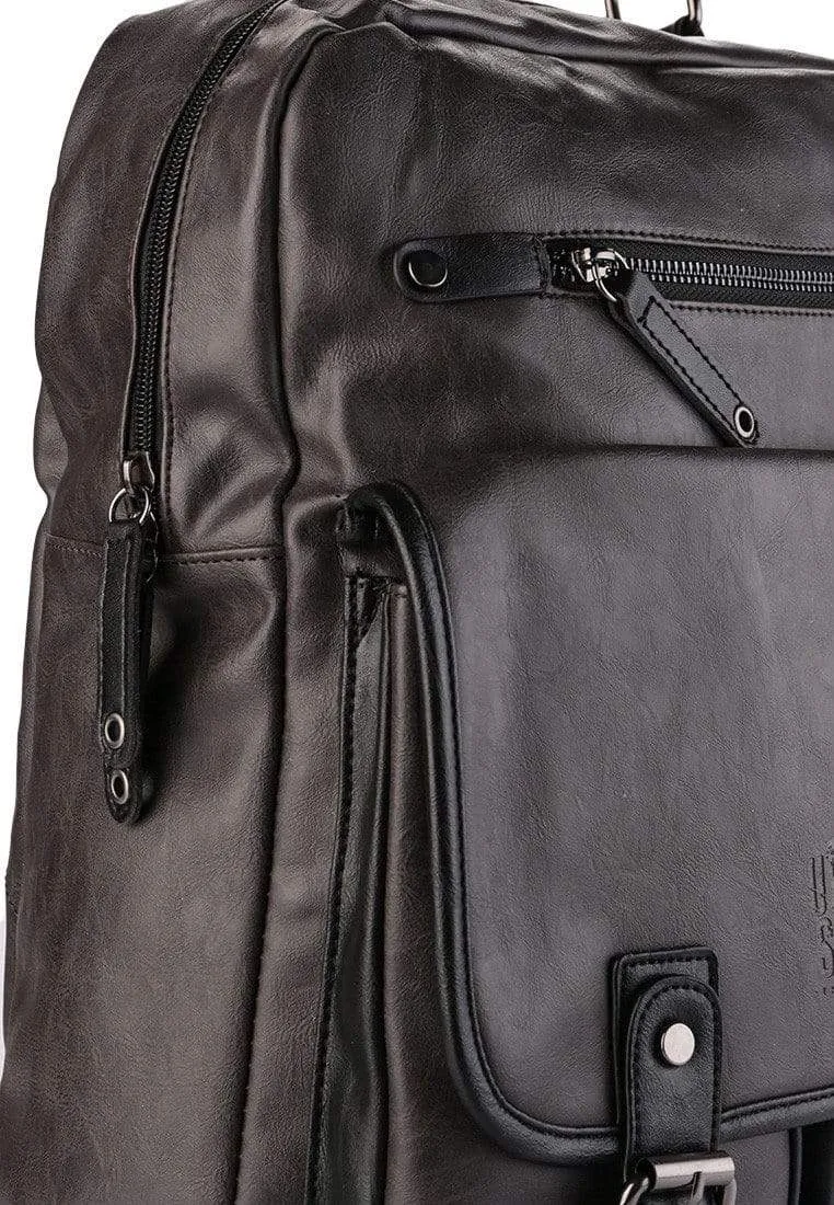 Pu Utility Large Backpack - Brown
