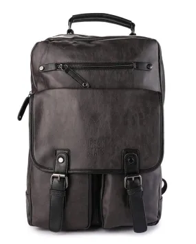 Pu Utility Large Backpack - Brown
