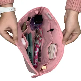 Purse Bling Slim Purse Organizer Insert with Zipper - Extra Jumbo