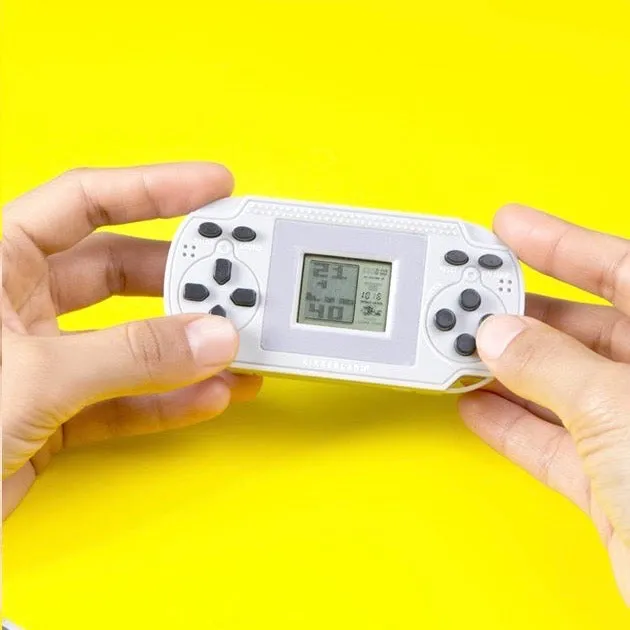 Retro arcade game shaped as a PSP console in grey
