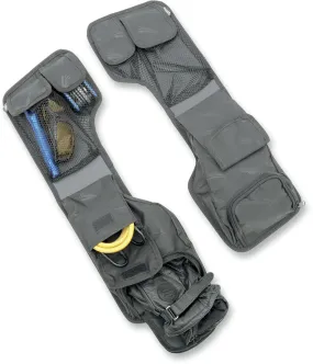 Saddlemen Saddlebag Lid Organizer Set Black For Harley Davidson FLHR 1340 1994-1998