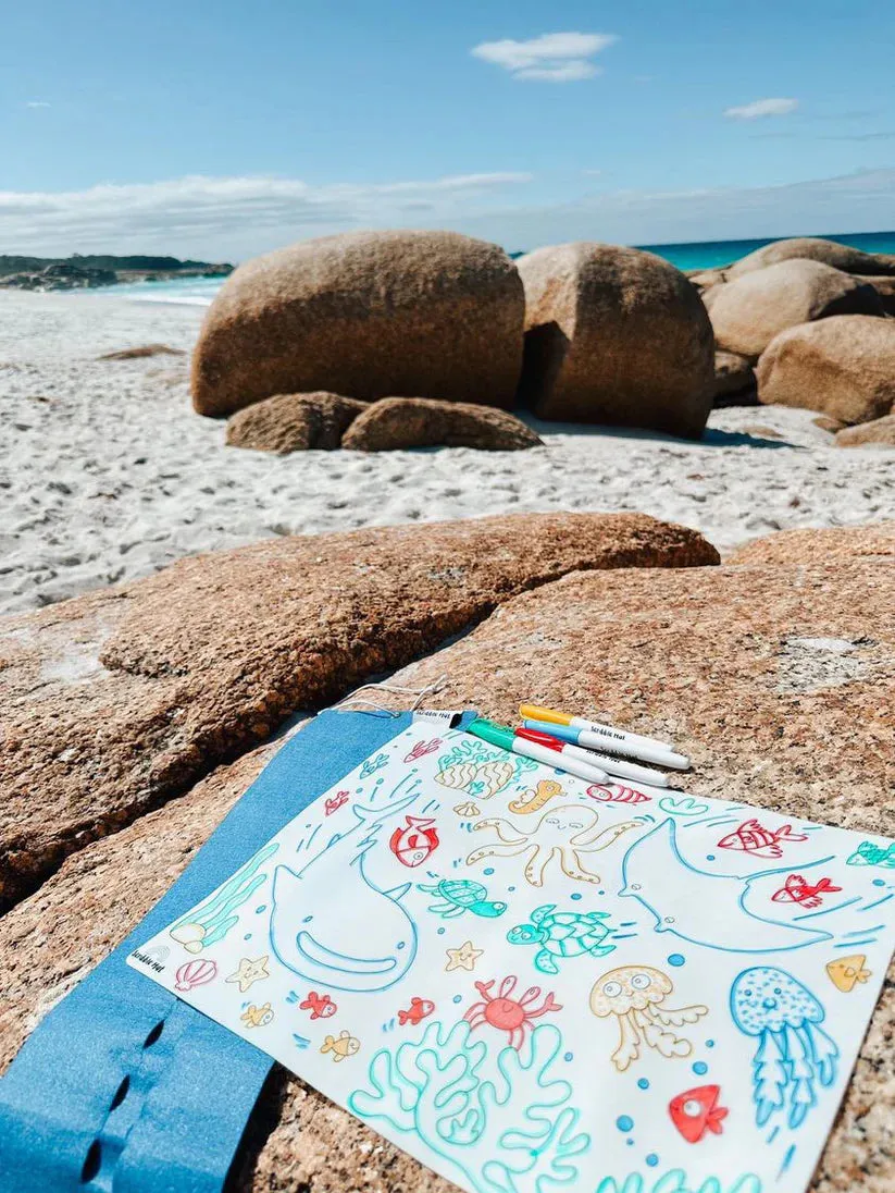 Scribble Mat Under the Sea Reusable Colouring Mat
