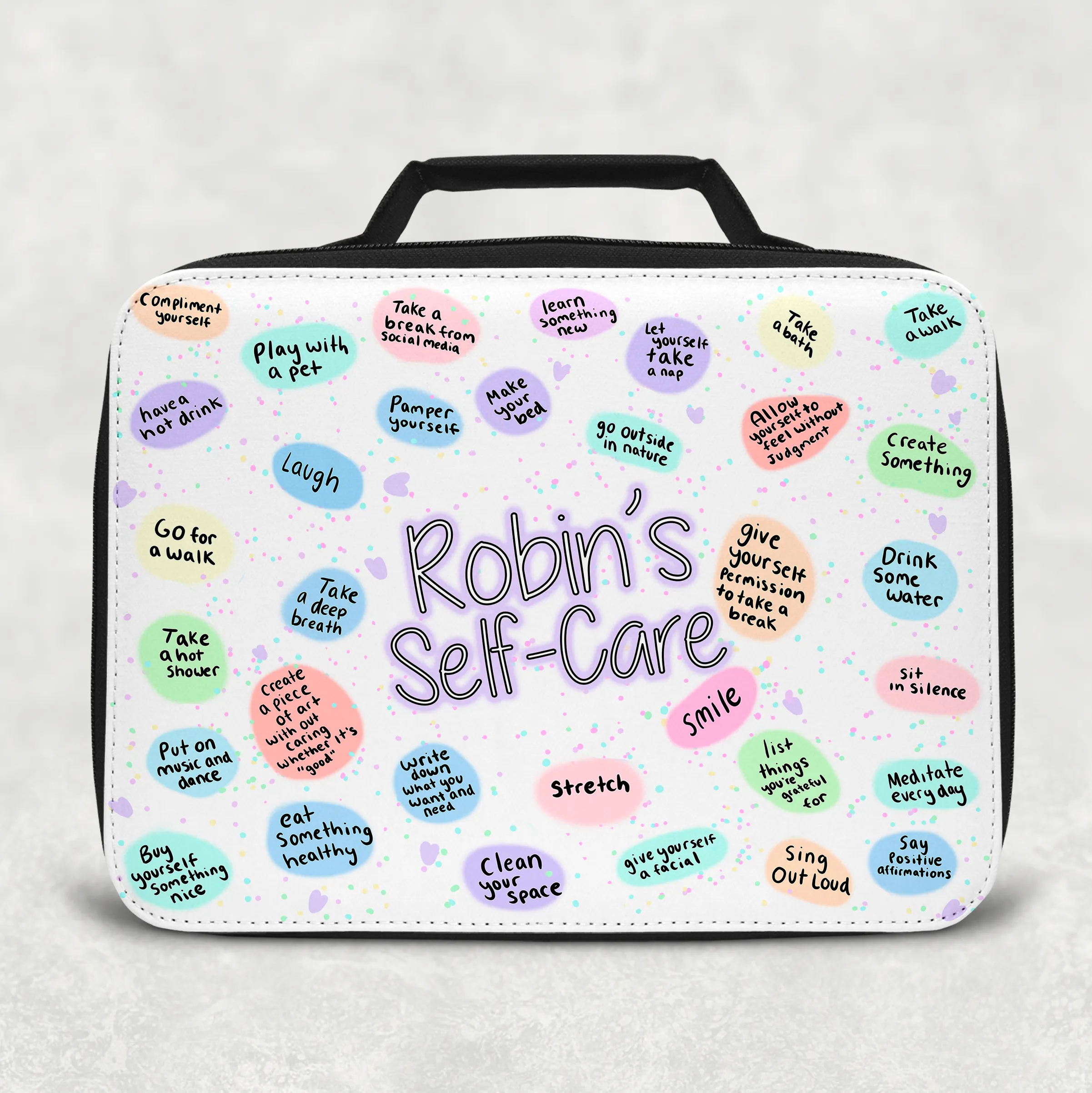 Self Care Insulated Lunch Bag