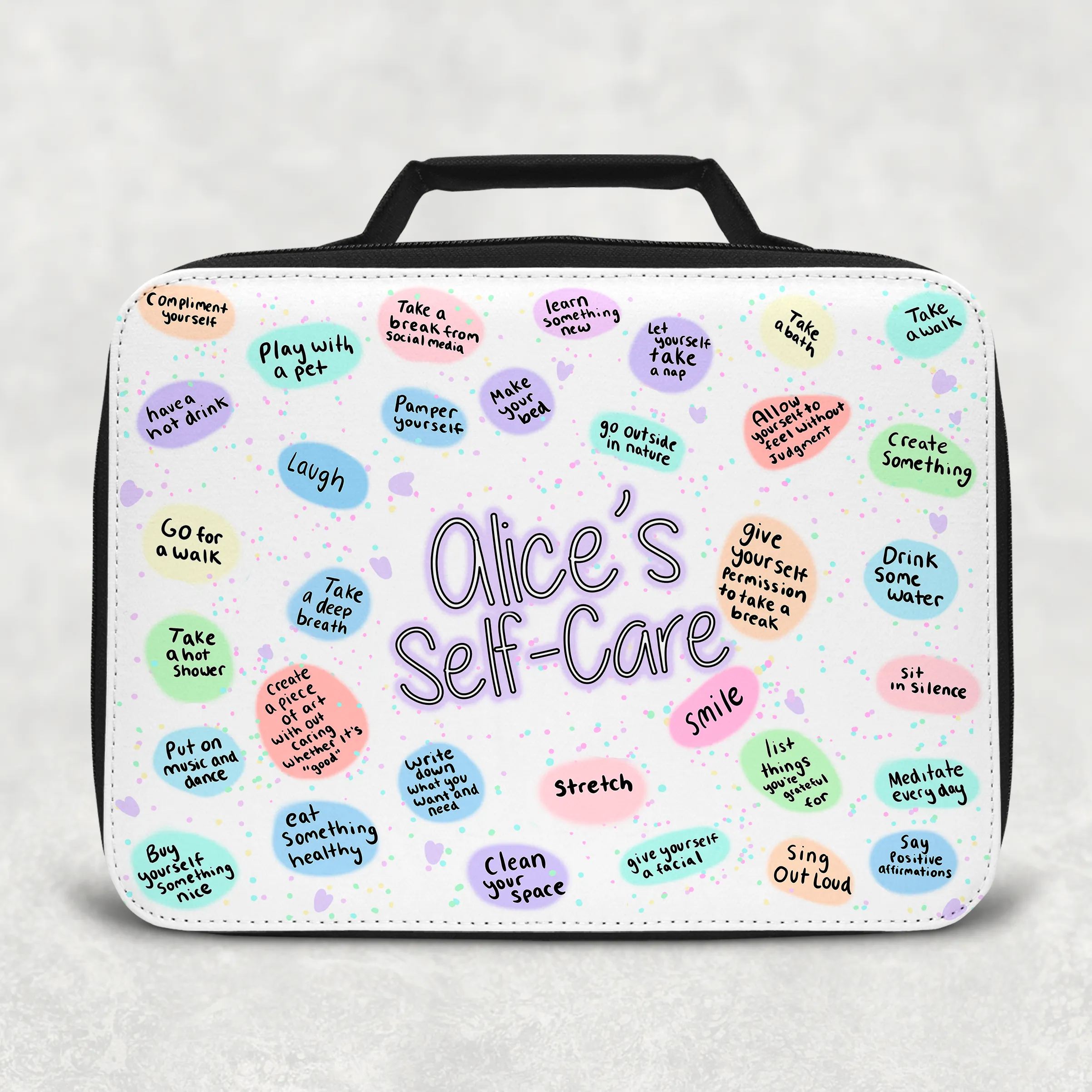 Self Care Insulated Lunch Bag