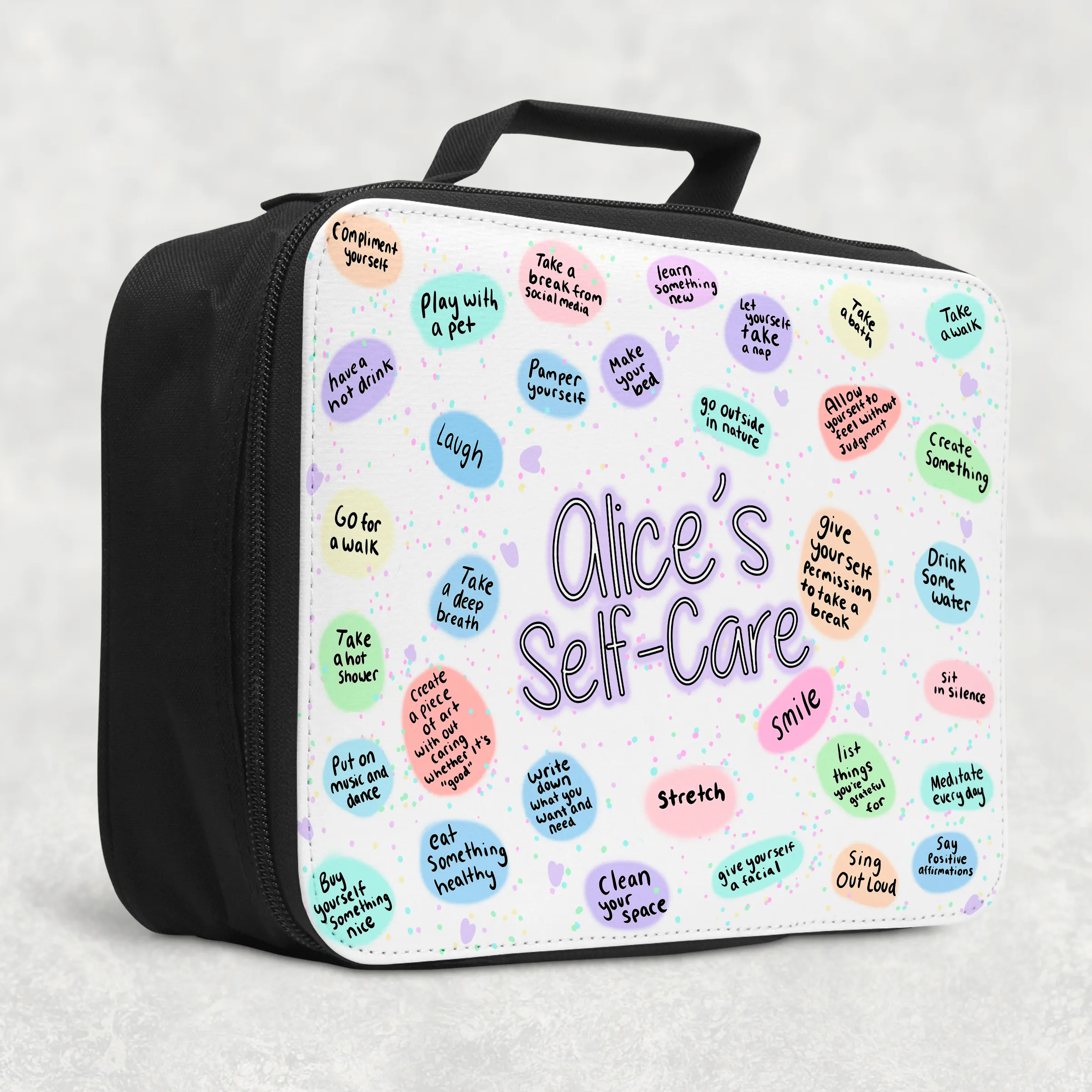Self Care Insulated Lunch Bag