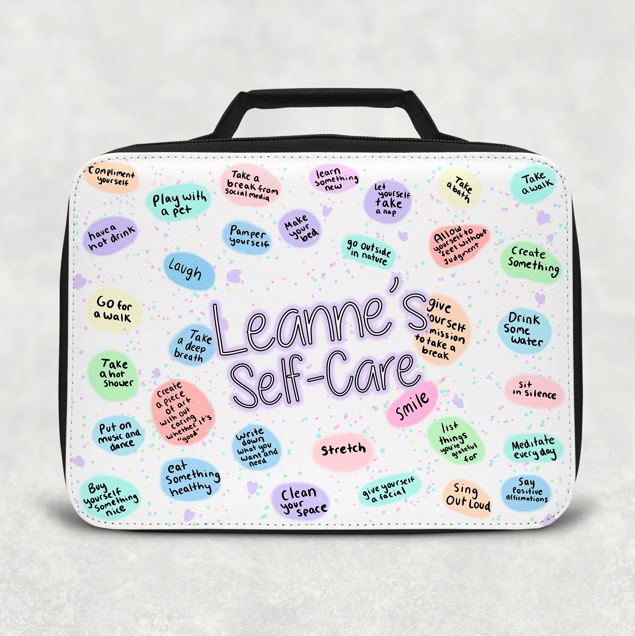 Self Care Insulated Lunch Bag