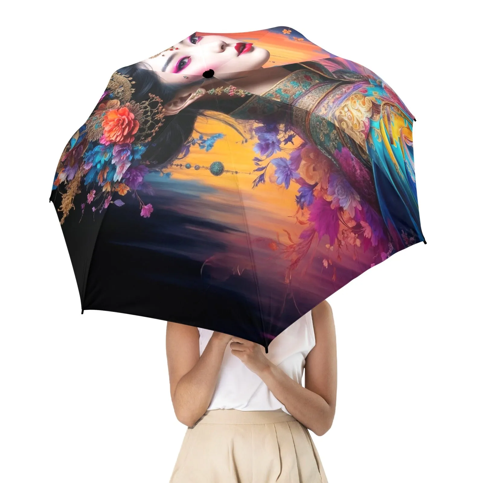Semi-Automatic Foldable Umbrella