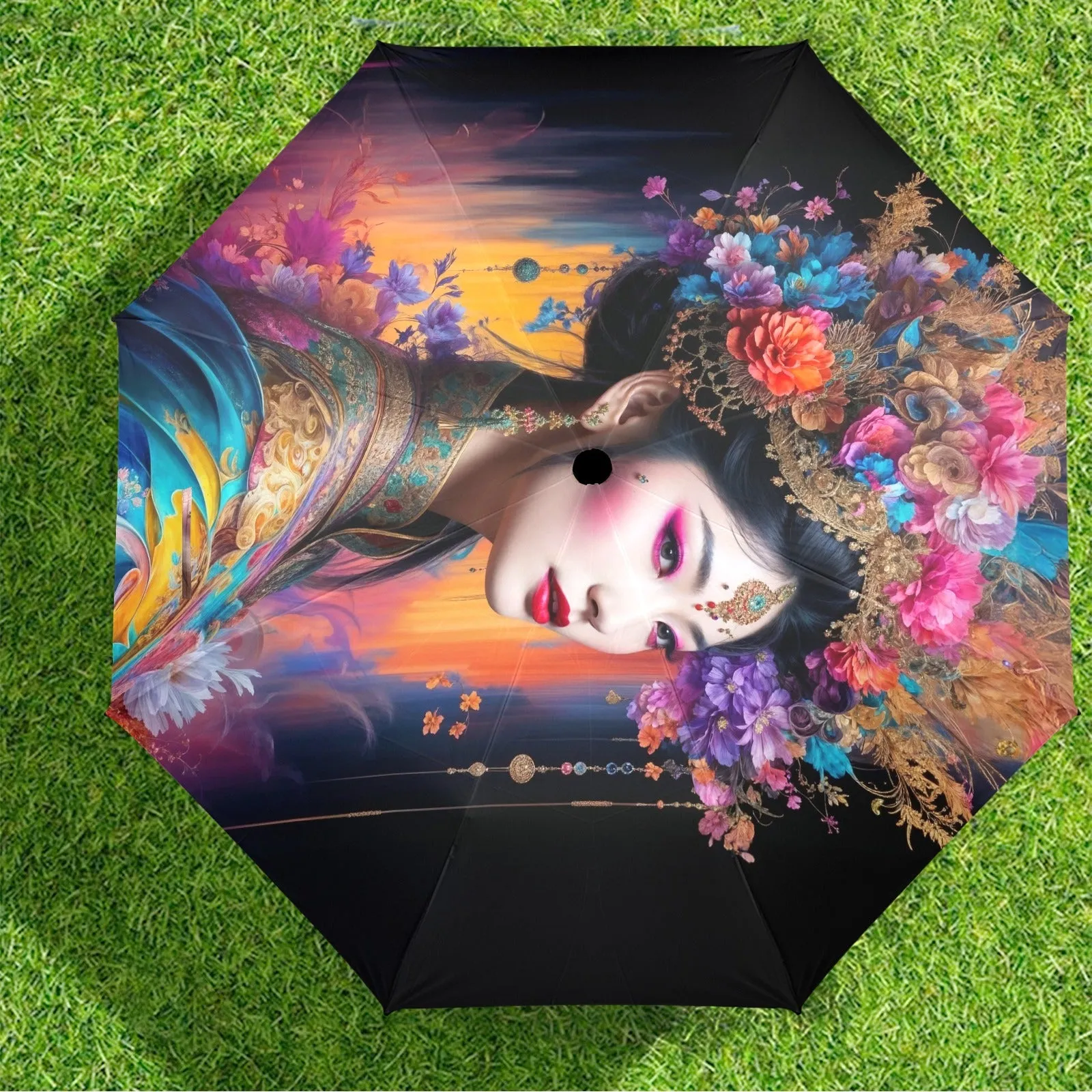 Semi-Automatic Foldable Umbrella