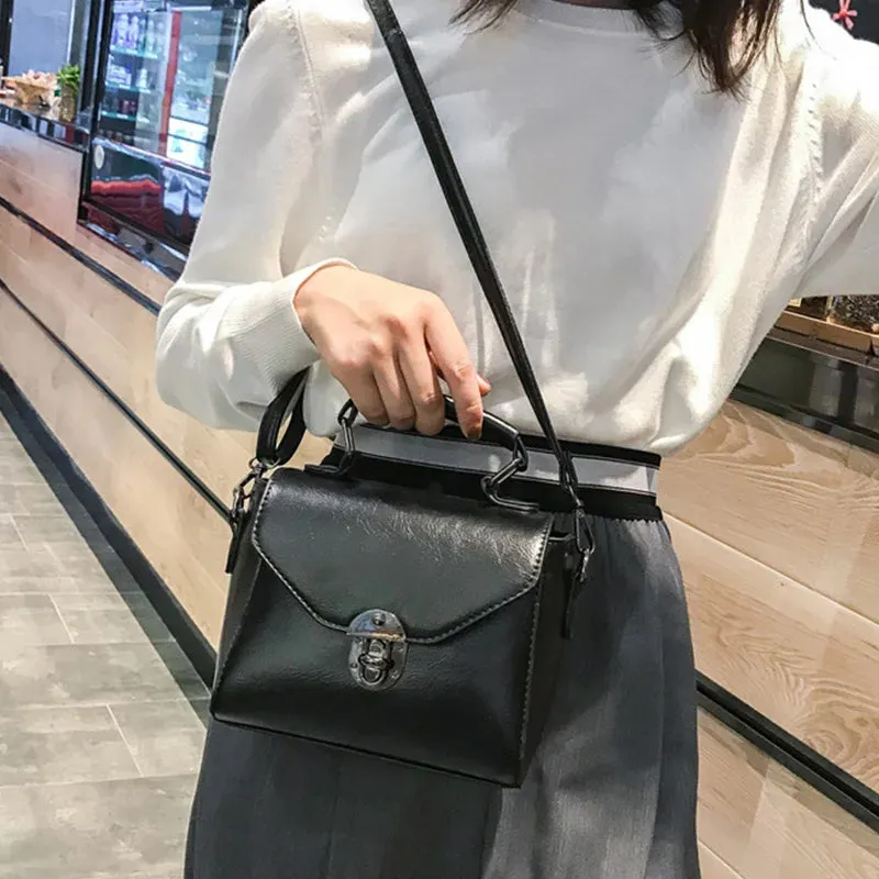 Sleek PU Leather Crossbody Bag - Modern Elegance