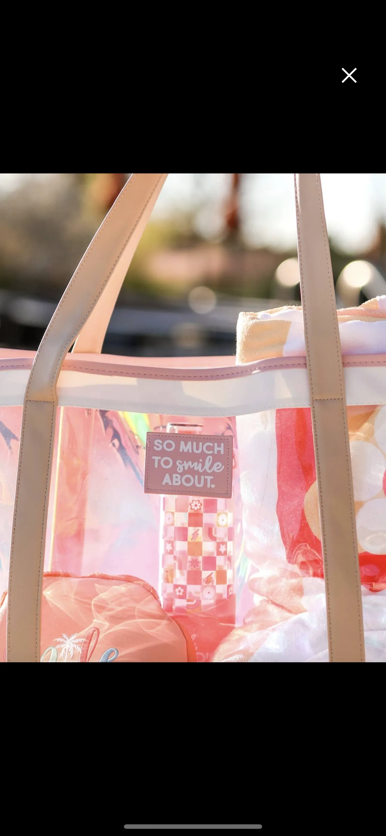 So Much To Smile About Iridescent Tote