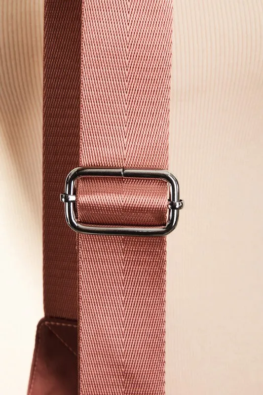 Solid Color Nylon Sling Bag