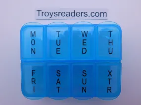 The Pill Pack 7 Day Pill Organizer In Two Colors
