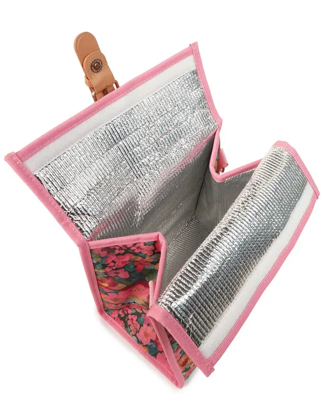 The Somewhere Co: Amongst the Flowers Lunch Satchel