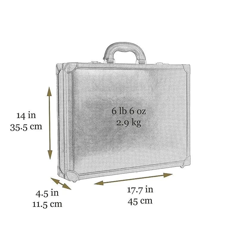 The Wind in the Willows - Leather Attaché Case Briefcase