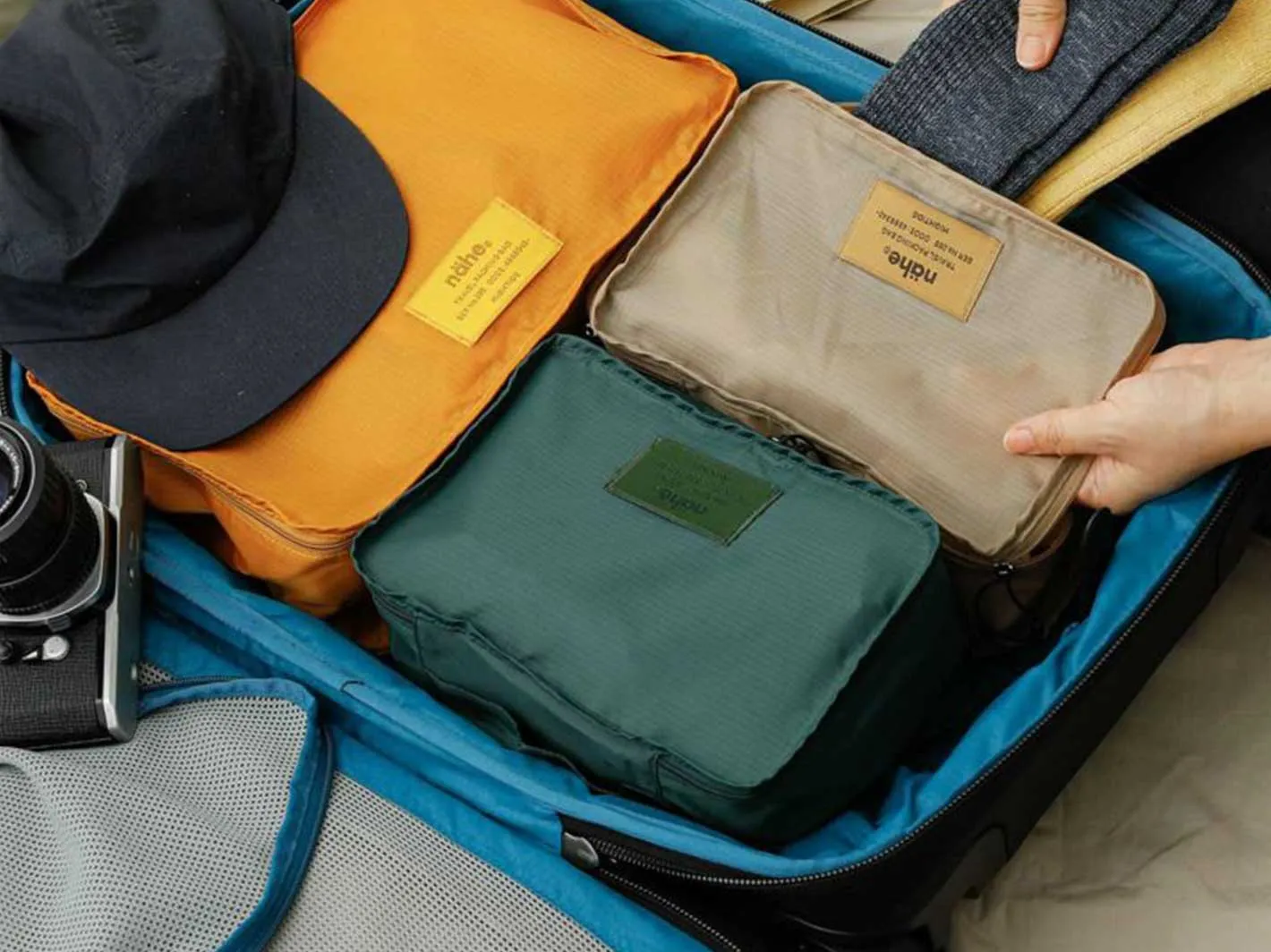Travel Packing Bag S Beige